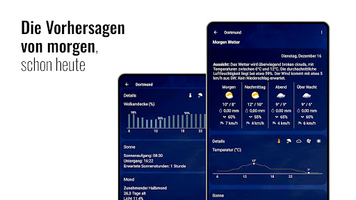 Transparente Uhr & Wetter Screenshot