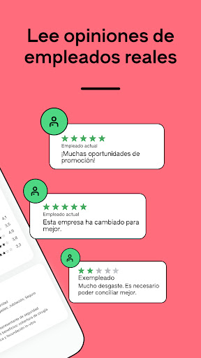 Captura de pantalla de Glassdoor | Empleos y sueldos
