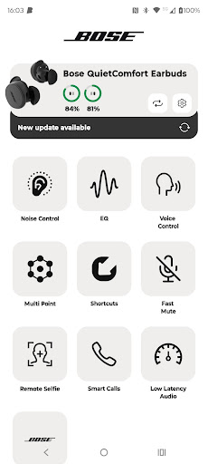 Bose QC Earbuds screenshot