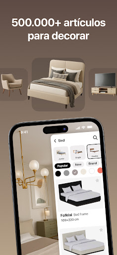 Captura de pantalla de Diseñador de Habitaciones 3D