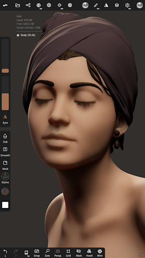 Captura de pantalla de Nomad Sculpt