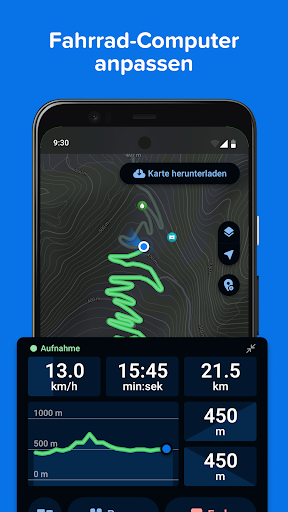 Bikemap: Fahrrad Navi & GPS Screenshot