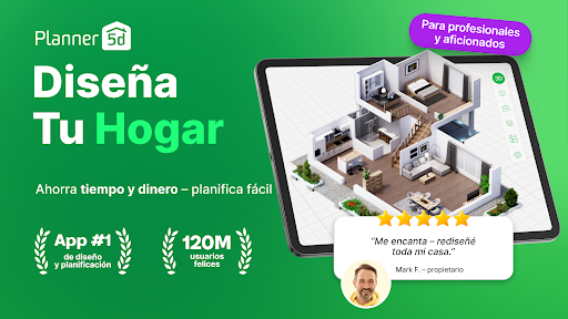 Captura de pantalla de Planner 5D: IA Diseño de Casas