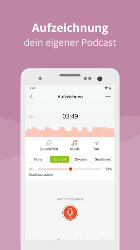 Pod Bean des Podcast-Players Screenshot