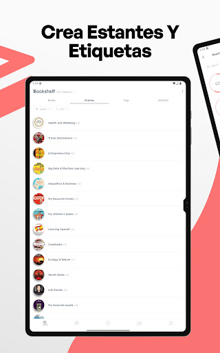Captura de pantalla de Bookshelf - Biblioteca virtual