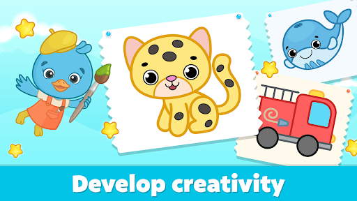 Coloring for Kids: Drawing 2-6 screenshot
