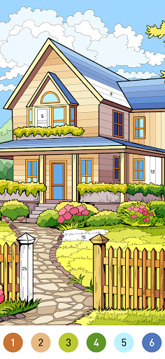 Captura de pantalla de Country Farm Coloring Book