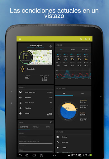 Captura de pantalla de Tiempo- Weather Underground