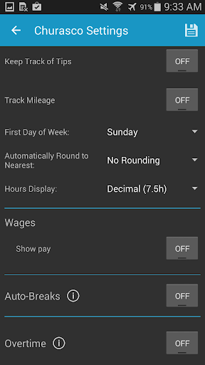 Captura de pantalla de Work Log Pro