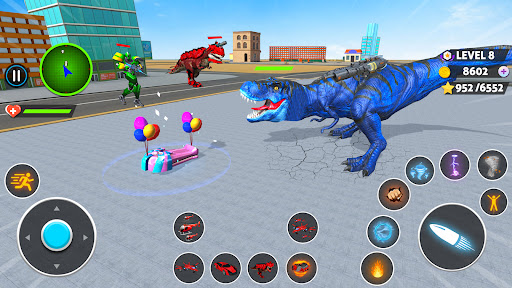 Captura de pantalla de Dino Transform Robot Games