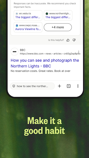 Ecosia: Search to plant trees screenshot