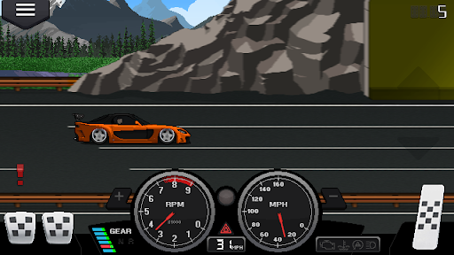 Captura de pantalla de Pixel Car Racer