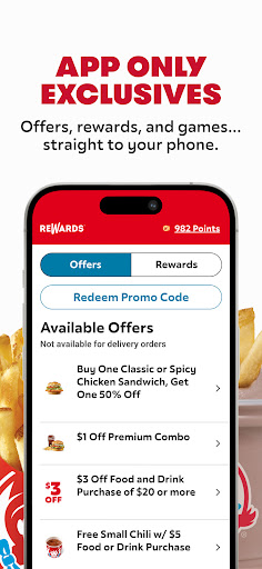Captura de pantalla de Wendy’s