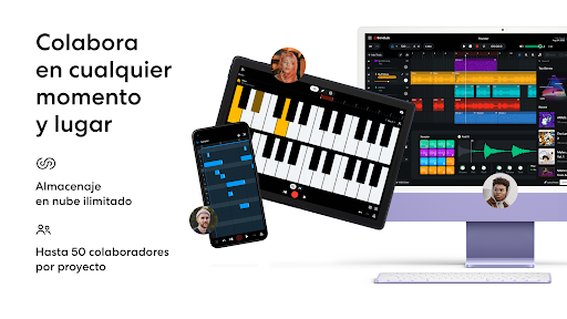 Captura de pantalla de BandLab: Estudio musical