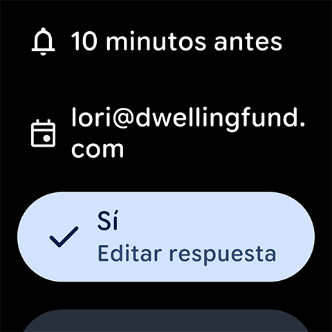Captura de pantalla de Google Calendar