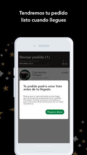 Captura de pantalla de Starbucks México