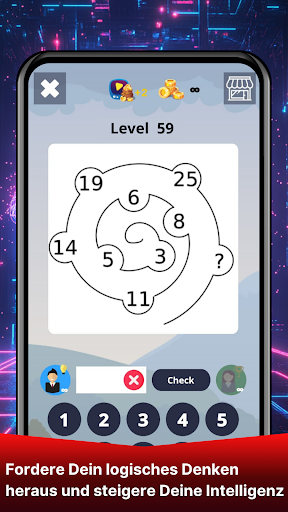 IQ-Test: Logik & Gehirnjogging Screenshot
