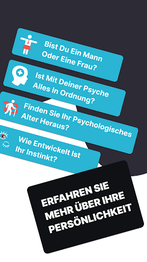 Psychologische Einstufungstest Screenshot
