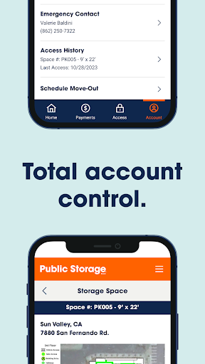 Captura de pantalla de Public Storage