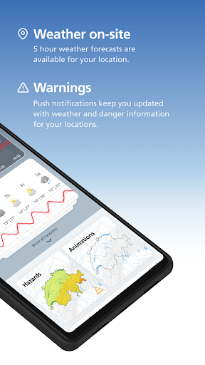 Captura de pantalla de MeteoSwiss