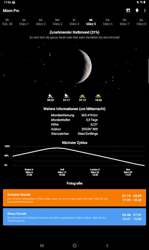 My Moon Phase Pro Screenshot