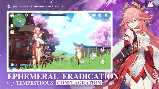 Captura de pantalla de Genshin Impact · Cloud
