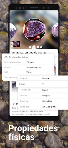 Captura de pantalla de Rock Identifier: Escanear Roca