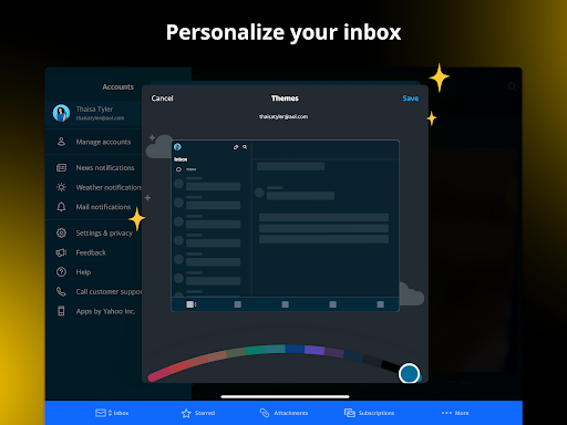 Captura de pantalla de AOL: Email News Weather
