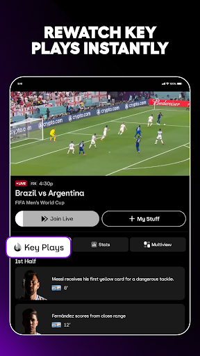 Captura de pantalla de FOX One: Live News, Sports, TV