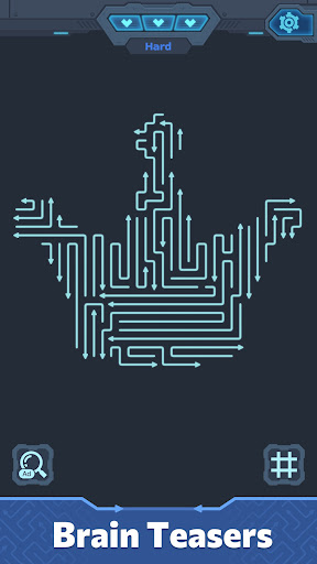 Captura de pantalla de Neon Lines: Tap & Clear