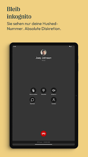 Hushed – Zweite Telefonnummer Screenshot