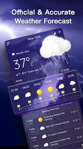 Captura de pantalla de Pronóstico del tiempo en vivo