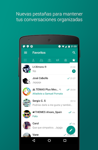 Captura de pantalla de Plus Messenger