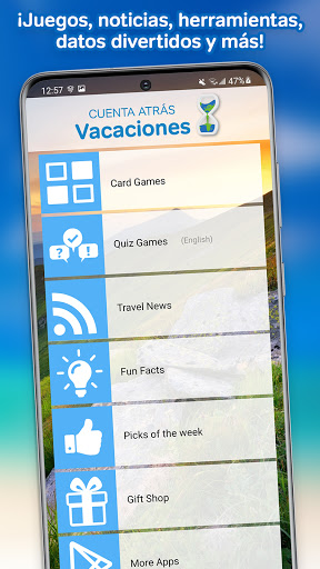 Captura de pantalla de Cuenta atrás de vacaciones
