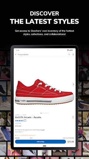 Captura de pantalla de Skechers