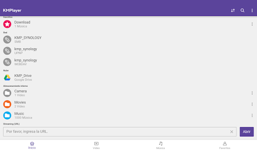 Captura de pantalla de KMPlayer, Reproductor de video