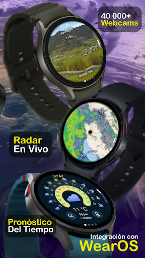Captura de pantalla de Ventusky: Tiempo & Radar