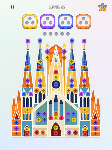 Captura de pantalla de Unscrew Nuts Sort: Pin Puzzle