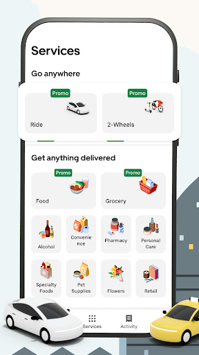 Captura de pantalla de Uber - Request a ride