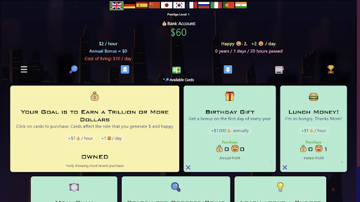 Captura de pantalla de Idle Trillionaire: Money Game
