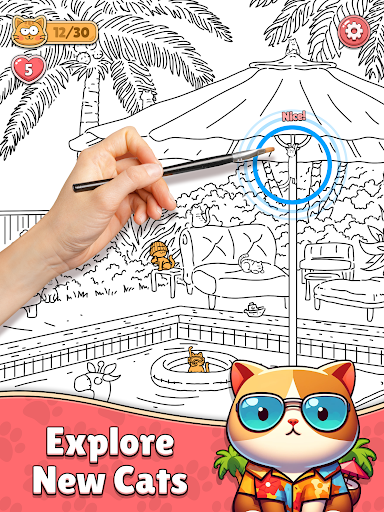 Find The Cat - Spot It! screenshot