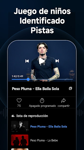 Captura de pantalla de Reconocer Canción- Song Finder