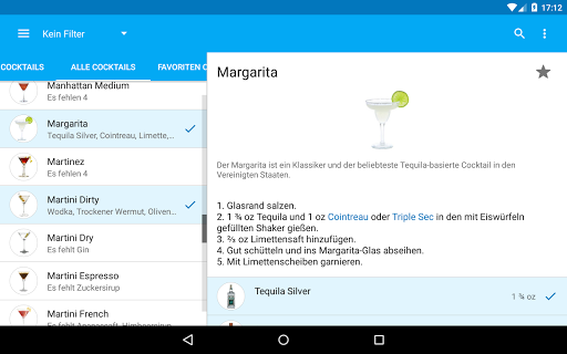 Meine Cocktailbar Pro Screenshot