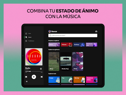 Captura de pantalla de Spotify: app música y podcasts