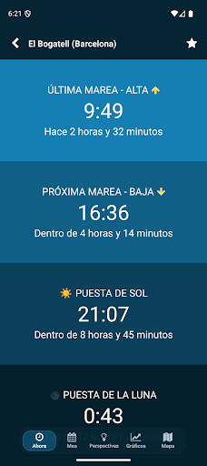 Captura de pantalla de Mareas cercanas