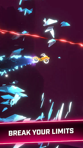 Captura de pantalla de Rider Worlds - Neon Bike Races