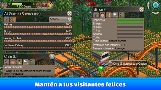 Captura de pantalla de RollerCoaster Tycoon® Classic
