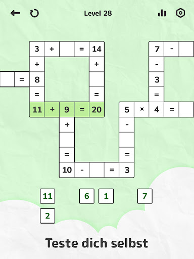 Math Crossword — Zahlenrätsel Screenshot