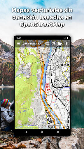 Captura de pantalla de GPX Viewer PRO: caminar y bici