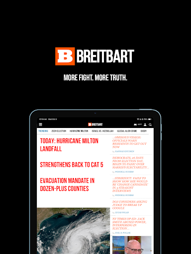 Captura de pantalla de Breitbart
